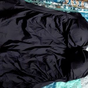 A swim suit dress
